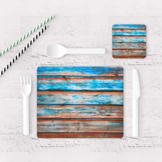 Individuales De Mesa Modernos para Comedor Textura Madera 13
