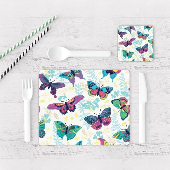 Individuales De Mesa Modernos para Comedor Mariposa 37