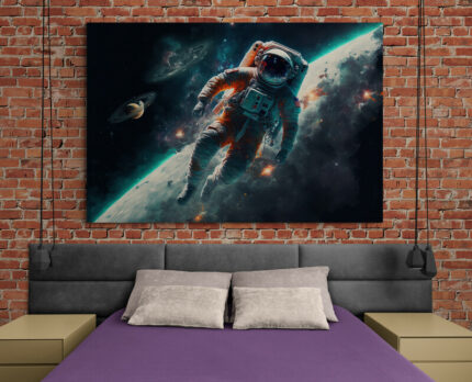 Cuadro En Lienzo Astronauta 050