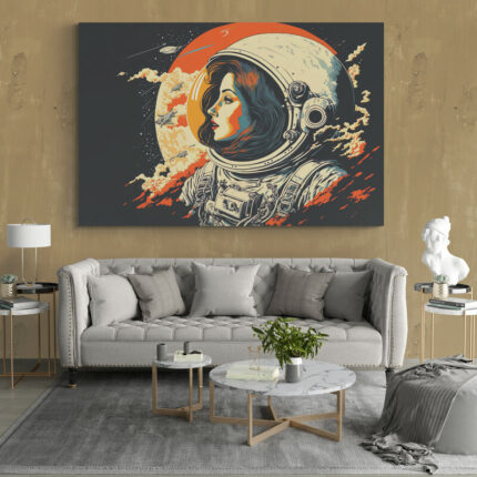 Cuadro En Lienzo Astronauta 119