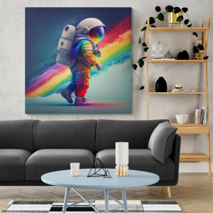 Cuadro En Lienzo Astronauta 074