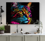 Cuadro En Lienzo Gatos 299