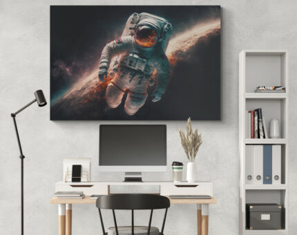 Cuadro En Lienzo Astronauta 084