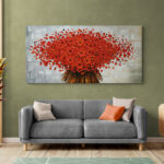 Cuadro En Lienzo Arbol Colores 039