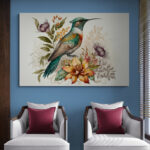 Cuadro En Lienzo Colibri 112