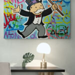 Cuadro En Lienzo Alec Monopoly 036