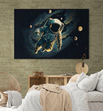 Cuadro En Lienzo Astronauta 116