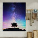Cuadro En Lienzo Arbol Via Lactea 037