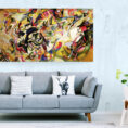 Cuadro En Lienzo Estilo Vasili Kandinski 009