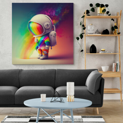 Cuadro En Lienzo Astronauta 078