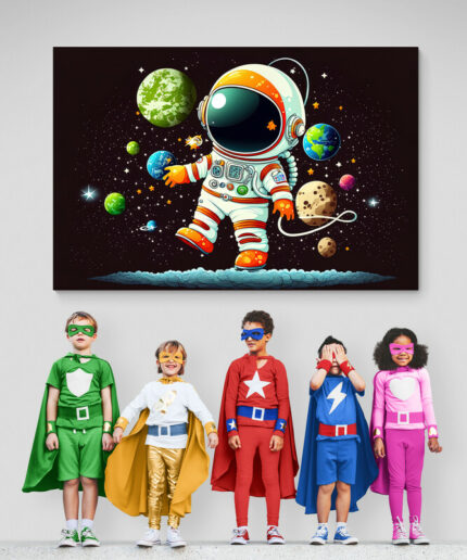 Cuadro En Lienzo Astronauta 121