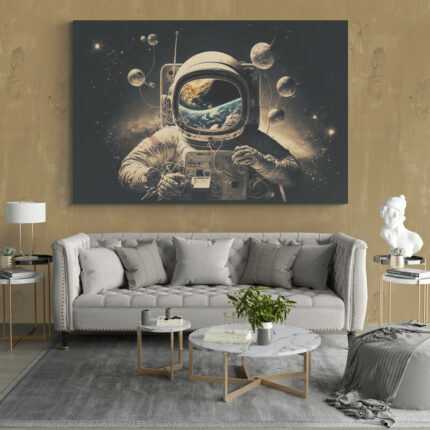 Cuadro En Lienzo Astronauta 125