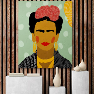 Cuadro En Lienzo Frida Kahlo 035