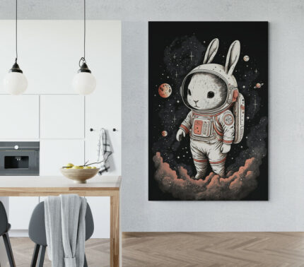 Cuadro En Lienzo Astronauta 088