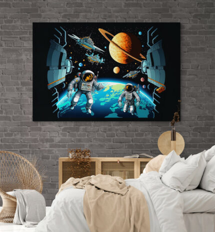 Cuadro En Lienzo Astronauta 113