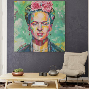 Cuadro En Lienzo Frida Kahlo 022
