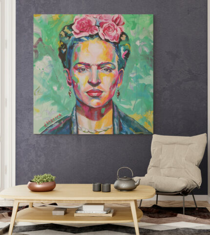 Cuadro En Lienzo Frida Kahlo 022