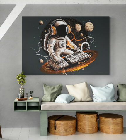 Cuadro En Lienzo Astronauta 126