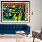 Cuadro En Lienzo Picasso Estampilla 010