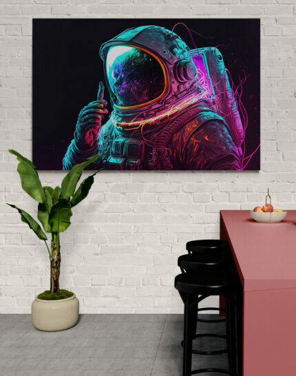Cuadro En Lienzo Astronauta 117