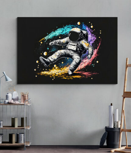 Cuadro En Lienzo Astronauta 123