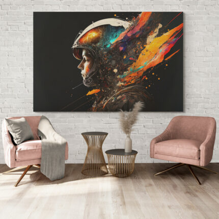 Cuadro En Lienzo Astronauta 128