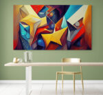 Cuadro En Lienzo Abstracto Colores 289