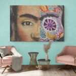Cuadro En Lienzo Frida Kahlo 036