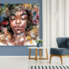 Cuadro En Lienzo Pintura Mujeres Africanas 021