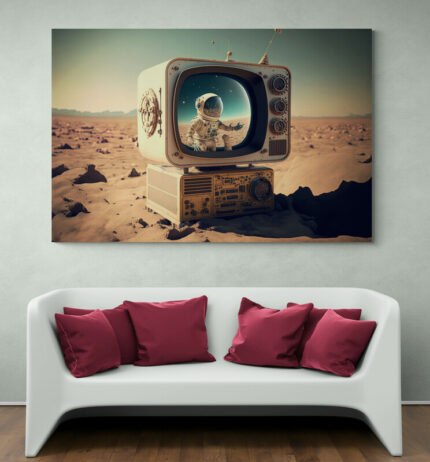 Cuadro En Lienzo Astronauta 127