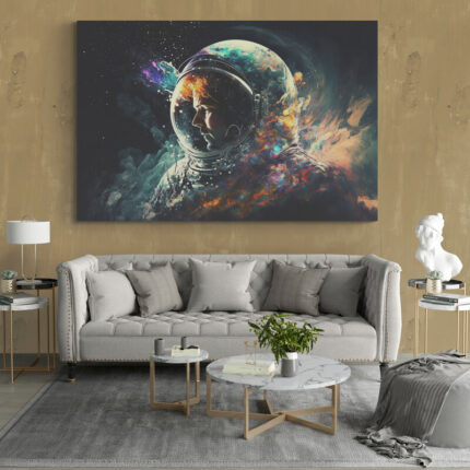 Cuadro En Lienzo Astronauta 092