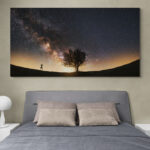 Cuadro En Lienzo Arbol Via Lactea 059