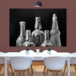Cuadro En Lienzo Bodegon Botellas 182