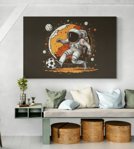 Cuadro En Lienzo Astronauta 122
