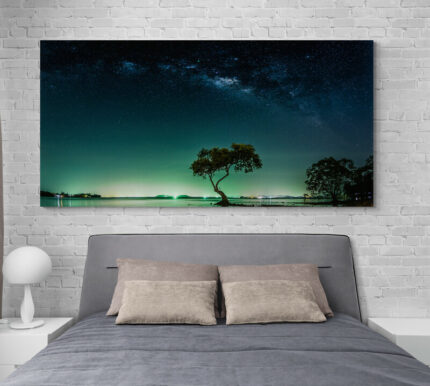 Cuadro En Lienzo Arbol Via Lactea 022
