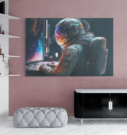 Cuadro En Lienzo Astronauta 104