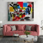 Cuadro En Lienzo Estilo Vasili Kandinski 004