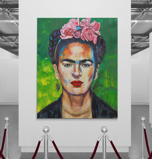 Cuadro En Lienzo Frida Kahlo 023