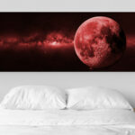 Cuadro En Lienzo Luna Roja 023