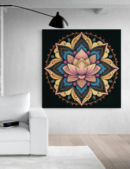 Cuadro En Lienzo Flor De Loto 099