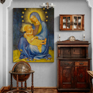 Cuadro En Lienzo Virgen Maria 069