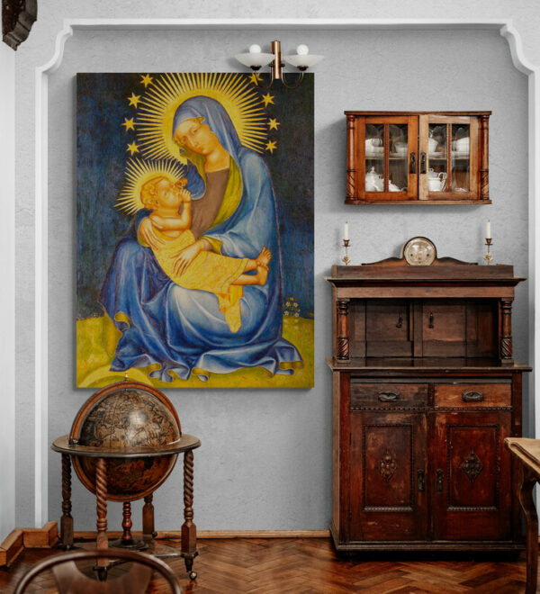 Cuadro En Lienzo Virgen Maria 069