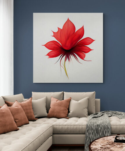 Cuadro En Lienzo Flores 463