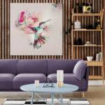 Cuadro En Lienzo Colibri 122