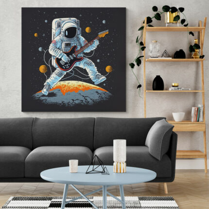 Cuadro En Lienzo Astronauta 072