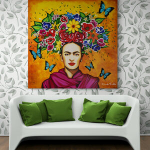 Cuadro En Lienzo Frida Kahlo 019