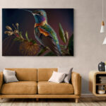 Cuadro En Lienzo Colibri 144