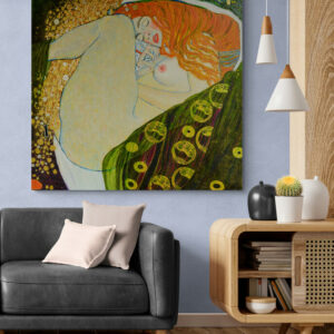 Cuadro En Lienzo Danae. G. Klimt Pintura Mujer 178