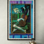 Cuadro En Lienzo Picasso Estampilla 006