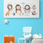 Cuadro En Lienzo Infantiles Animales 115